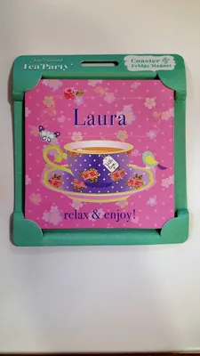 Kork-Untersetzer mit Magnet, rechteckig, 11,2 x 12,6 cm
