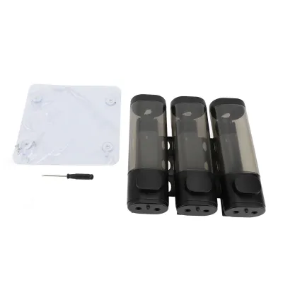 Produktbild von Flüssigseifenspender,Wand-Flüssigseifenspender,3 in 1 Seifenspender,Handseifenspender für Badezimmer,Handwaschmittelspender,Press Pump-Flüssigseifenspender