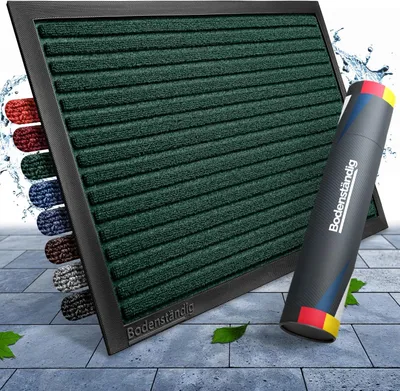 Zdjęcie produktu dla Deurmat - Guma - Antypoślizgowa - Absorująca - Zielona