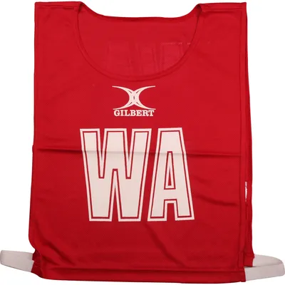 Image de Maillot de netball Gilbert, taille M, rouge - Maillot d'entraînement pour le netball