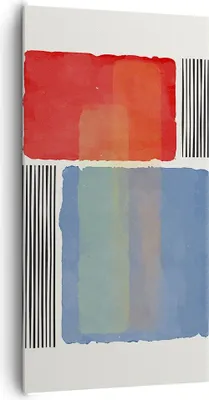 Produktbild von Bild auf Leinwand - Leinwandbild - Einteilig - Stück Geometrisch Rechtecke - 65x120cm - Wand Bild - Wanddeko - Wandbilder - Leinwanddruck - Bilder - Wanddekoration - Leinwand bilder - PA65x120-4809