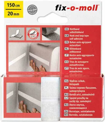 Obrázok produktu pre Suchý zips biely 150 cm 20 mm