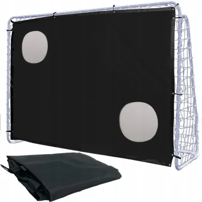 Produktbild von Fußballtor Zielmatte 213x150cm Schwarzes Trainingszubehör