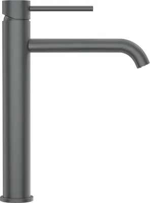 Produktbild von Balneo Wasserhahn Waschtischarmatur hoch anthrazit Edelstahl | Einhandmischer für Waschbecken CASCADE GUN METAL