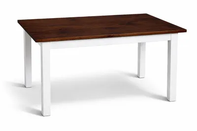 Obrázek produktu pro Jídelní stůl Kuchyňský stůl masivní restaurace čtvercová deska (60x60, ořech)