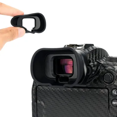 Produktbild von KIWIFOTOS Verlängerungsokular für den Sucher der Can. EOS R5 und R6 Mark II – Größe für Canon EOS R5C R5 R6