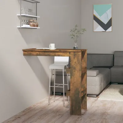 Produktbild von "2026 Promotion" Wand-Bartisch Räuchereiche 102x45x103,5 cm Holzwerkstoff - Esstische CC28226