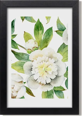 Produktbild von Bild 20x30 MDF-Rahmen, Wandkunst Pfingstrosen