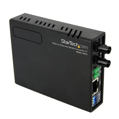 Obrázek produktu pro StarTech.com MCM110ST2EU, 100 Mbit/s, IEEE 802.3, IEEE 802.3u, Plná, Poloviční, 2000 m, 1310 nm, ST