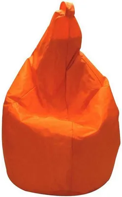 Produktbild von Einfarbiger Sitzsack, orange Farbe, Maße 80 x 120 x 80 cm