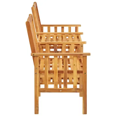 Obrázek produktu pro vidaXL Zahradní židle s čajovým stolkem 159x61x92 cm Masivní dřevo akácie
