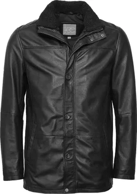 Produktbild von JCC Lederjacke 31023634 Herren black 50