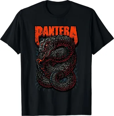Productafbeelding van Pantera - "Venomous" T-shirt voor heren/dames, uni model, RO6268 (maat L) (zwart)