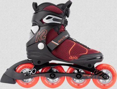 Immagine prodotto di K2 ALEXIS 90 BOA  Pattini in linea bordeaux_arancione 1 bordeaux_arancione 9, taglia 40