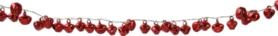 Produktbild von Girlande mit Glöckchen 1,20m Metall Rot