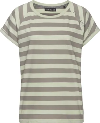 Produktbild von Elbsand T-Shirt Calisa pastellgrün-grau Größe XL