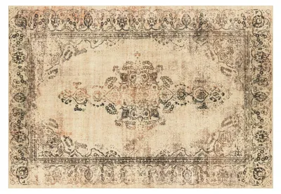 Produktbild von Floornovo Kurzflorteppich waschbar - 290 cm x 200 cm - Lichtsaum - besonders weicher Teppich Beige für Wohnzimmer, Kinderzimmer und Schlafzimmer