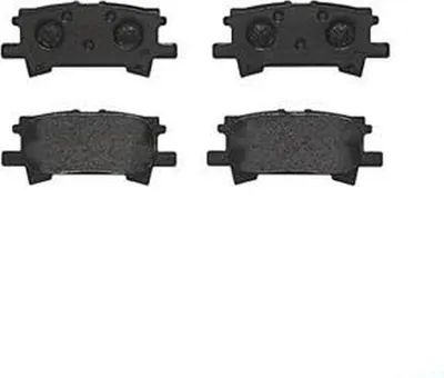 Produktbild von Brembo Bremsbelagsatz, Scheibenbremse Hinterachse P 83 068