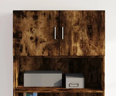 Produktbild von vidaXL Wandschrank Räuchereiche 80x42,5x40 cm Holzwerkstoff