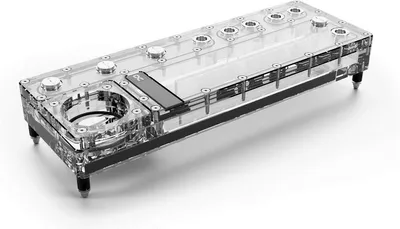 Productafbeelding van Alphacool Core Distributieplaat 360 mm, links, VPP/D5, ARGB - Acryl