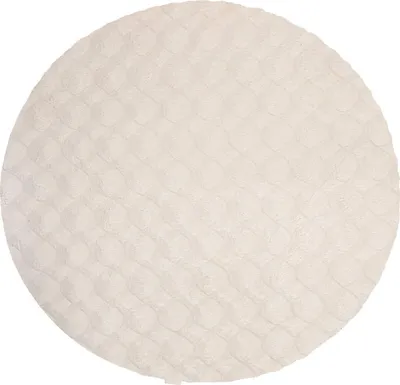 Produktbild von 120x120 (Durchmesser) Kreis Runder Teppich Diamond Cut 800 Cream