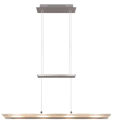 Produktbild von REALITY LED-Pendelleuchte Milos R32004107 nickel-matt, 20 W, 2200 lm, 3000 K