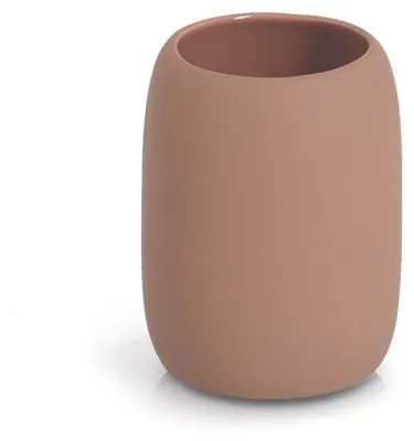 Obrázok produktu pre Keramický hrnček na zubnú kefku ZELLER moka 8,4 x 10,8 cm