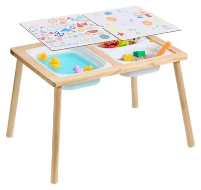 Produktbild von Sensoriktisch für Kinder mit drei Aufbewahrungsboxen