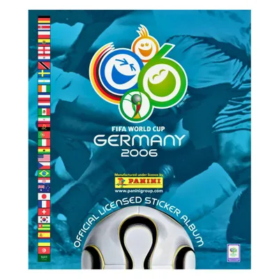 Produktbild von PANINI WM Weltmeisterschaft 2006 Deutschland Stickeralbum Sticker Album WorldCup – Komplettes Stickeralbum der Fußball-Weltmeisterschaft