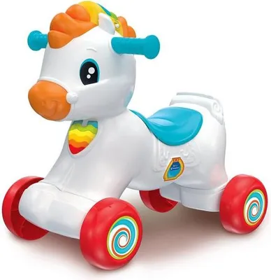 Produktbild von Baby 17854, 1 Jahr(e), 4 Rad/Räder, Kunststoff, Blau, Grün, Orange, Rot, Weiß, Batterien erforderlich