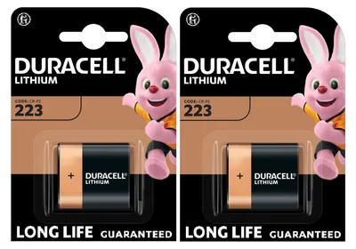 Zdjęcie produktu dla Duracell 223, CR-P2, litowa bateria 6V - 2 sztuki
