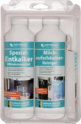Produktbild von HOTREGA Kaffeeautomaten-Reinigungs-Set für Kaffeevollautomaten, Espressomaschinen, Padmaschinen, Milchaufschäumer