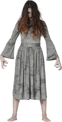 Produktbild von Irrenanstalt Zombie Kostüm als Phantom Verkleidung für Damen Größe: L