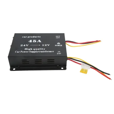 Zdjęcie produktu dla przetwornica 24 V na 12 V, przetwornica zasilania DC, transformator obniżający, samochodowy reduktor napięcia, transformator 24 V na 12 V, regulator napięcia