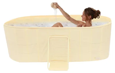 Produktbild von Faltbare Badewanne für Erwachsene, tragbar und freistehend