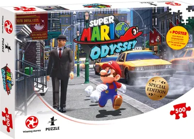 Immagine prodotto di Puzzle Super Mario Odyssey New Donk City 500 Teile 48 x 34 cm