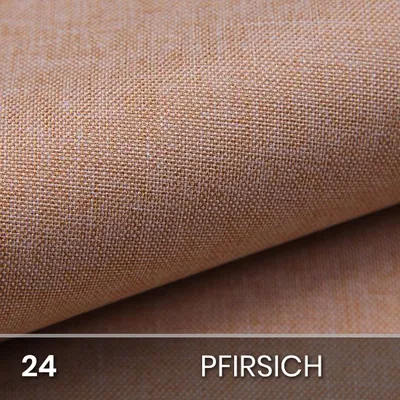 Produktbild von Teker Torino Polsterstoff Möbelstoff Meterware - Pfirsich