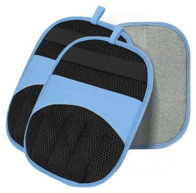 Produktbild von Tierhaarentferner Handschuh 2 Stück – Fell Magnet Handschuh 5-Finger-Design | Für Hunde Katzen Sofa Autositz