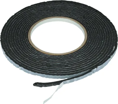 Produktbild von vhbw Universal Dichtungsband für Kochfelder, Spülbecken & vielseitige Anwendungen - 3 x 6 mm x 5 m, Selbstklebend, Schwarz