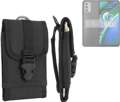 Produktbild von K-S-Trade Holster Handy Hülle kompatibel mit Nokia G42 Holster Handytasche Gürtel Tasche Schutz Hülle Robust Outdoor schwarz