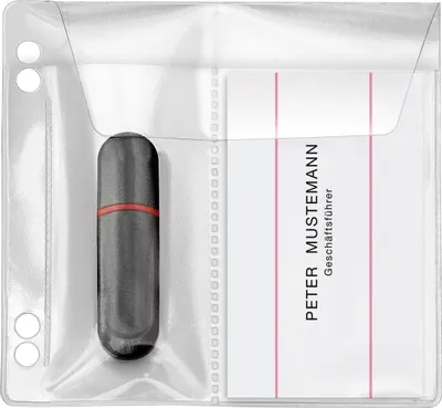 Produktbild von Veloflex USB Stick-Hülle 4377010 10x10cm PVC gk 5 St./Pack.