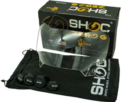 Produktbild von SHOC Zero G Plus Football Visier Farbe Clear Mirror