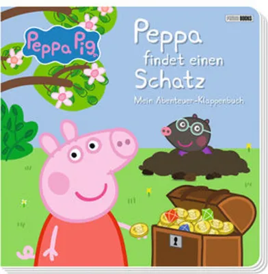 Obrázok produktu pre Peppa Pig: Peppa findet einen Schatz - Mein Abenteuer-Klappenbuch