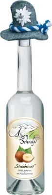 Produktbild von Alpenschnaps Steinbeisser Haselnuss Likör | 33 % vol | 0,5 l