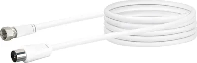 Obrázok produktu pre Kábel satelitného prijímača Schwaiger 90dB F zástrčka - IEC zásuvka 3,