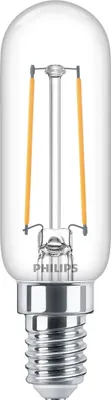 A close-up studio shot of a Philips LED light bulb.