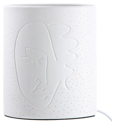 Obrázok produktu pre GILDE Lampa Visione - biela - V. 20,5cm x Š. 17cm x H. 10cm