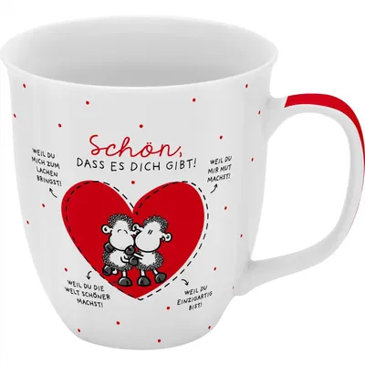 Produktbild von Tasse "Schön, dass es dich gibt! Weil du........!"
