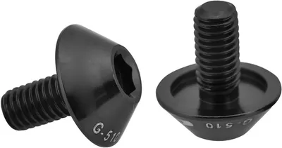 Produktbild von Flaschenhalterbefestigung, Außengewinde M5 x 12 mm - 2 Stück - Schwarz