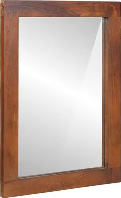 Obrázok produktu pre Zrkadlo Obdĺžnikový Hnedá a Strieborná 50 x 2,5 x 70 cm